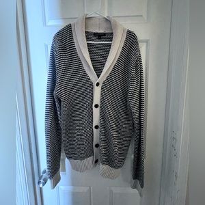 Black and White Banana Republic cardigan